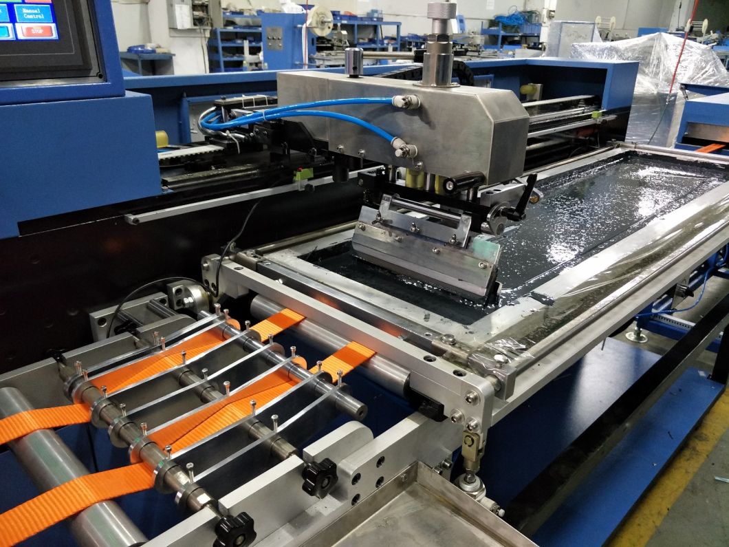 Lifting Ratchet Straps Automatic Screen Printing Machine