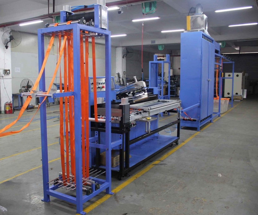 Polyester Cargo Webbing Slings Automatic Screen Printing Machine