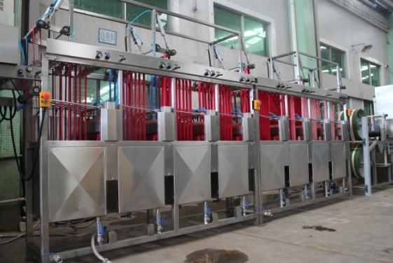 Satin Ribbons Continuous Dyeing&Finishing Machine with High Speed