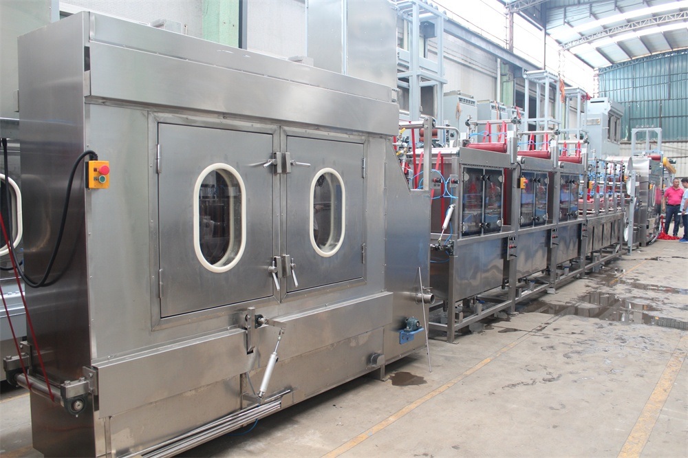 Economic Polyester Ribbons Continuous Dyeing&Finishing Machine with High Temp