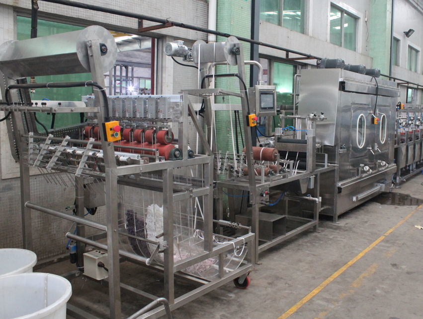 Compacted Design Nylon Elastic Tapes Continuous Dyeing Machine