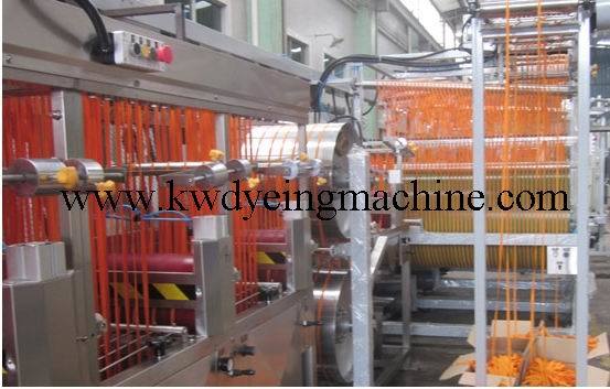 High Speed Nylon Elastic Tapes Continuous Dyeing&Finishing Machine with CE