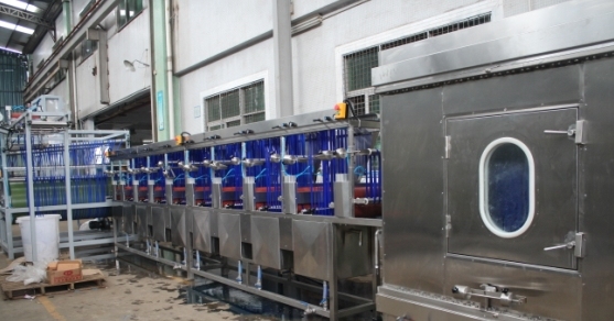 Continuous Dyeing & Finishing Machine for Nylon Elastic Tapes