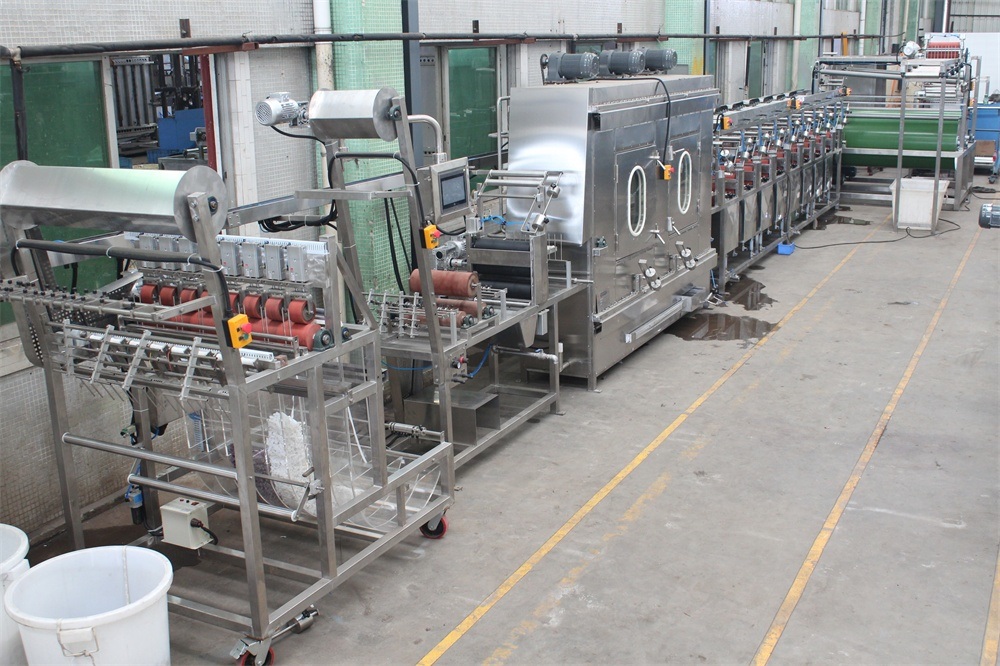Elastic Tapes Continuous Dyeing Machine with CE