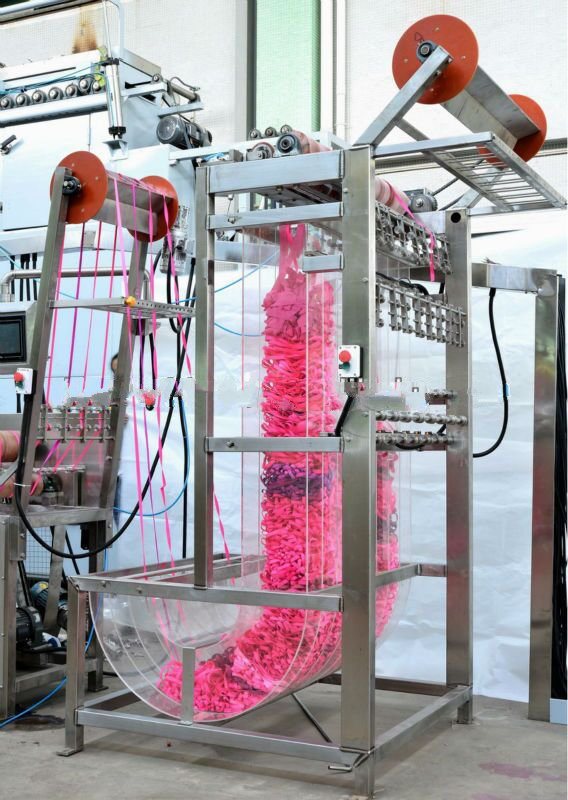 8 Lines Elastic Laces Continuous Dyeing Machine with High Efficiency