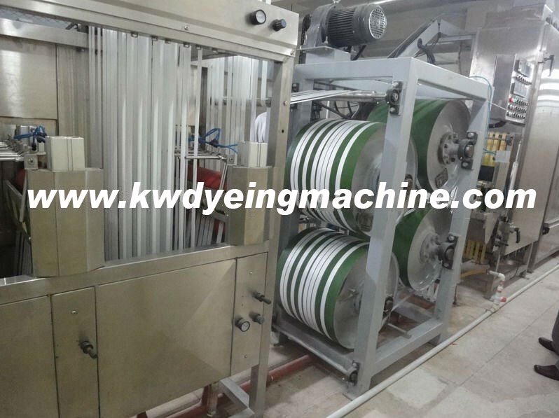 Continuous Dyeing&Finishing Machine for Satin Ribbons