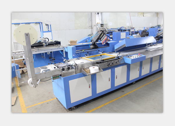 3colors Cotton Labels Automatic Screen Printing Machine