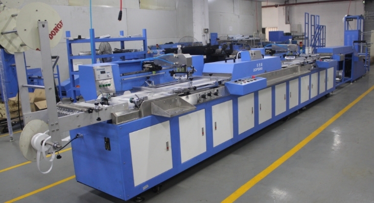 2 Colors Automatic Screen Printing Machine for Cloth Labels