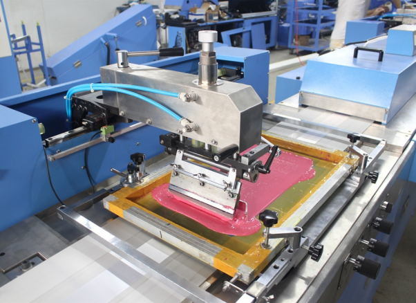 Multicolors Satin Labels Screen Printing Machine Manufacturer