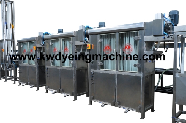 600mm Pets Webbings Continuous Dyeing and Finishing Machine