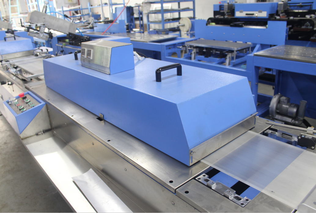 Multicolors Labels Narrow Fabric Automatic Screen Printing Machine