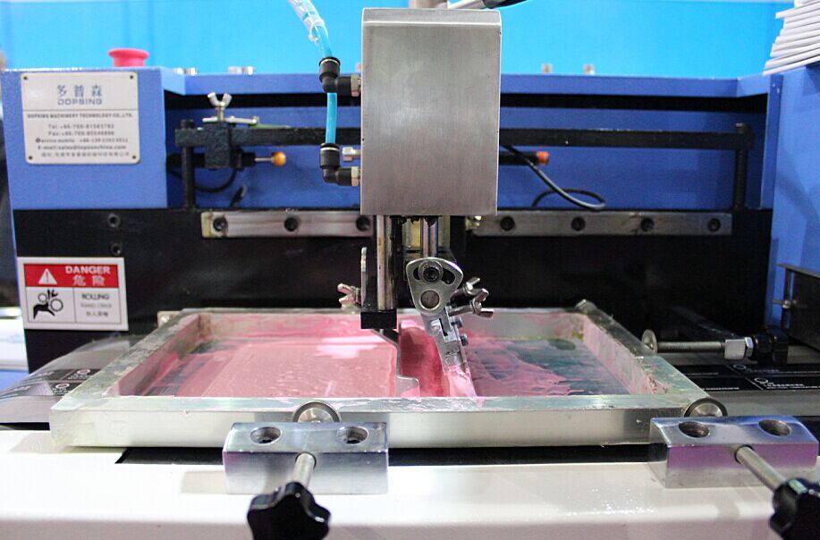 Multicolors Garment Labels Automatic Screen Printing Machine Ts-200