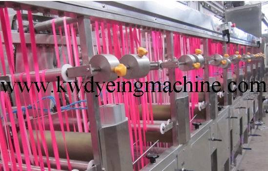 400mm Nylon Elastic Tapes Continuous Dyeing Machine with Ce Approved