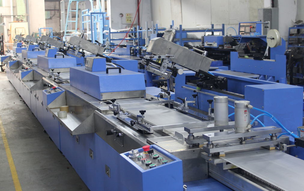 Multicolors Twill Tapes Screen Printing Machine with PLC Control