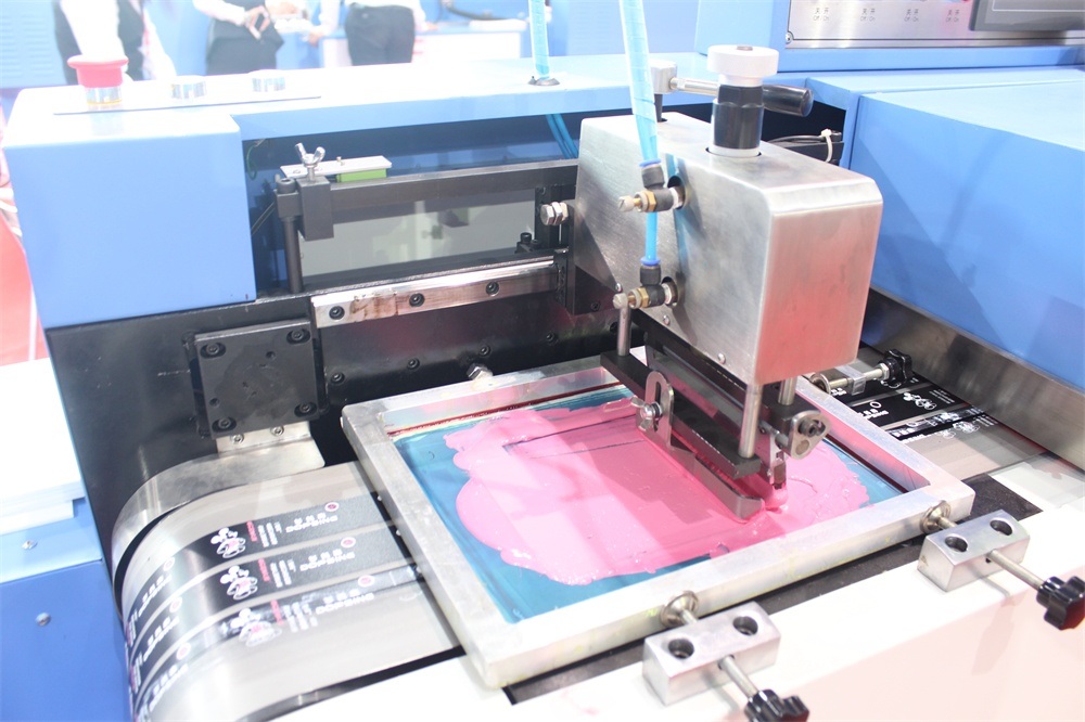 Garment Labels Screen Printing Machine with Two Faces Printing