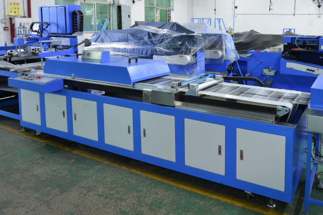 Single Color Thread Ribbons Automatic Screen Printing Machine with 600mm Width