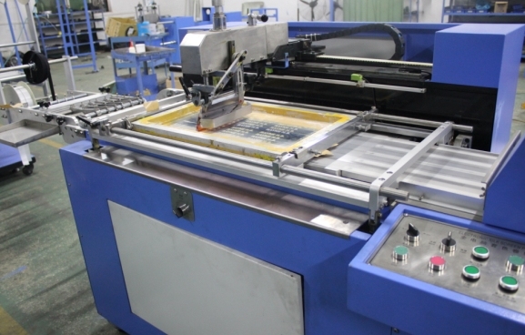 2 Colors Apparel Labels Automatic Screen Printing Machine
