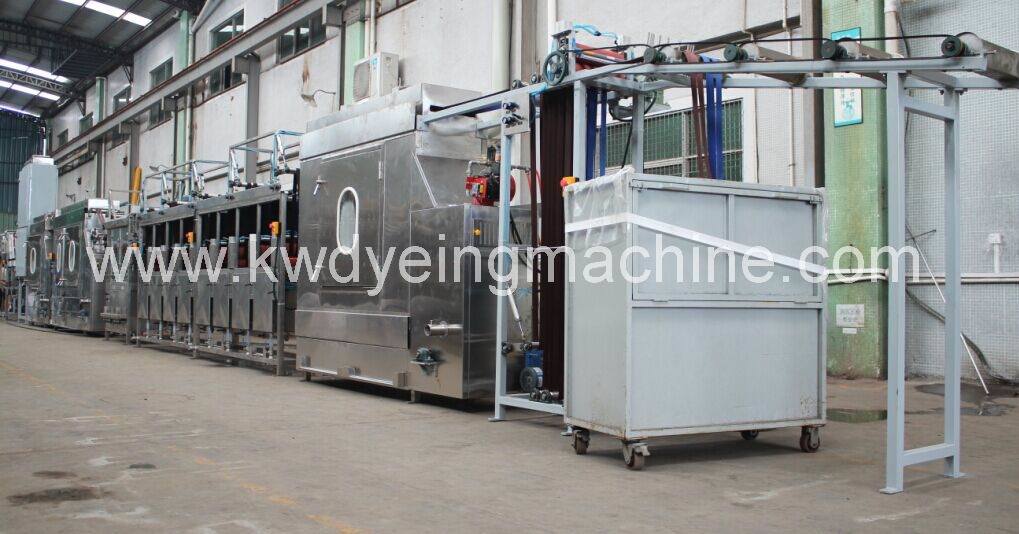 High Temp Bag Belts Continuous Dyeing&Finishing Machine KW-800-XB400