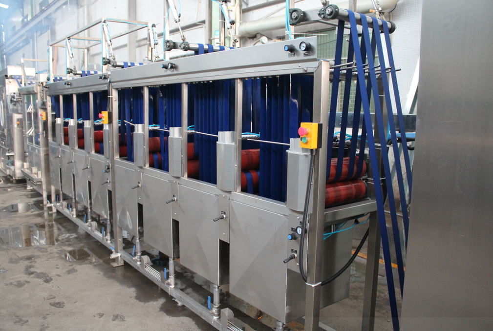 4lines Luggage&Bag Belts Continuous Dyeing Machine with 12 Tanks