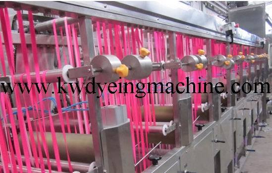 Brand New Continuous Dyeing & Finishing Machine for Elastic Tapes