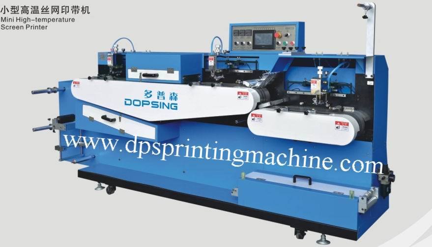 Dual Sides Twill Cotton Webbings Automatic Printing Machine 2+1colors