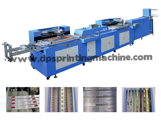 OEM Supply Tapes Rolling Machine -
Apparel Woven Labels Automatic Screen Printing Machine with 2 Colors – Kin Wah detail pictures