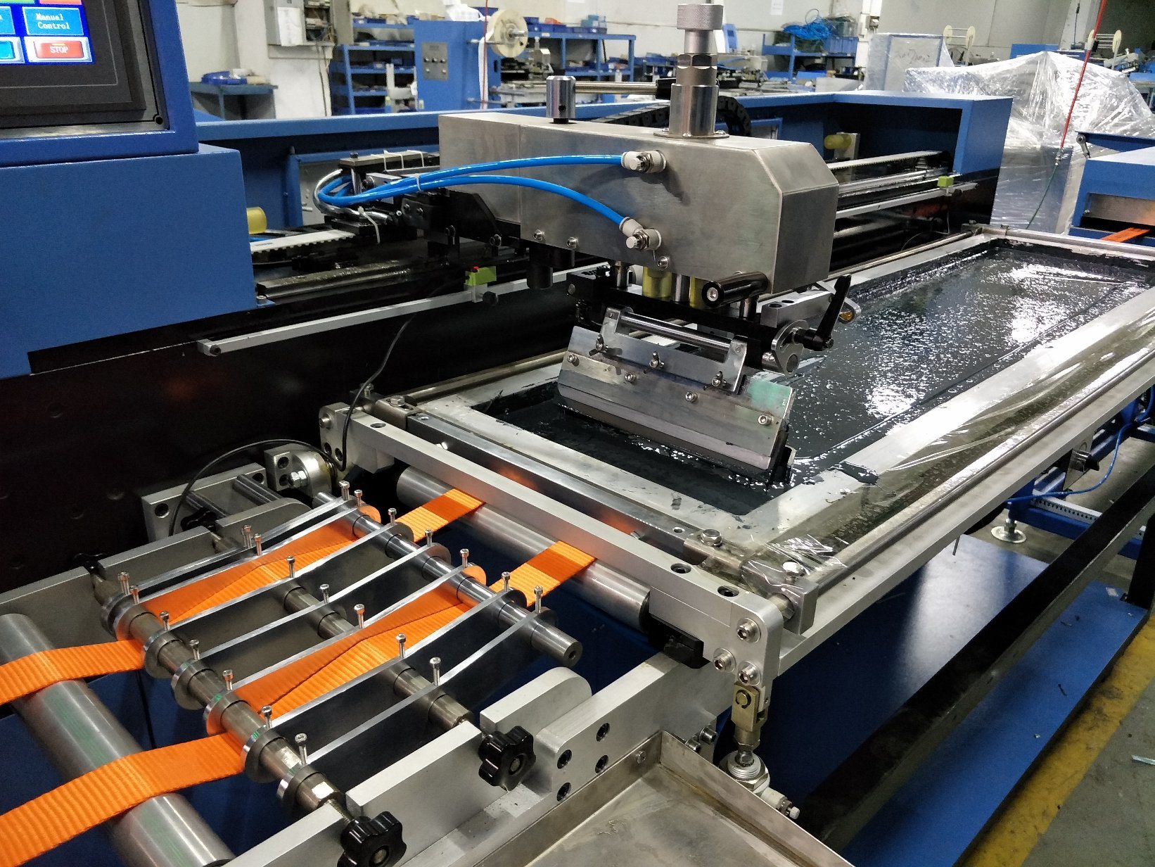 Cheapest Factory Serigraphy Printing Machine -
Polyester Tie Down Straps Automatic Screen Printing Machine – Kin Wah detail pictures