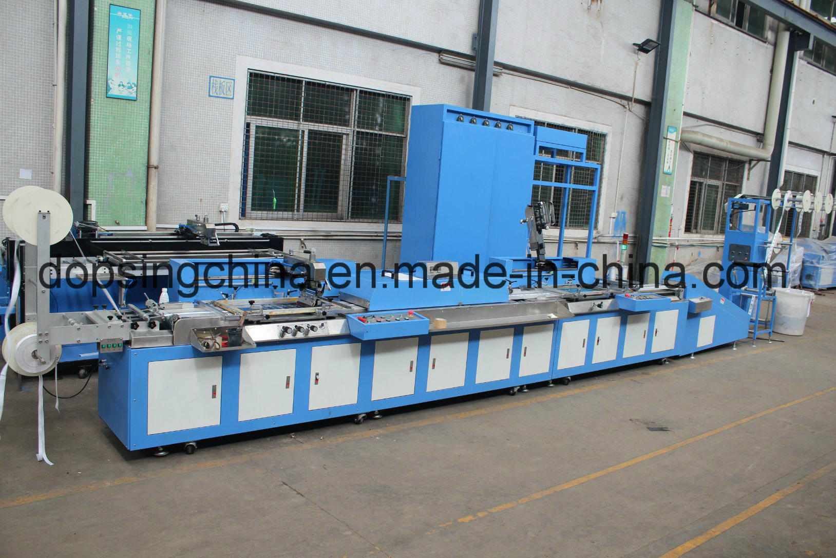 New Type 2colors Apparel Label Automatic Screen Printing Machine