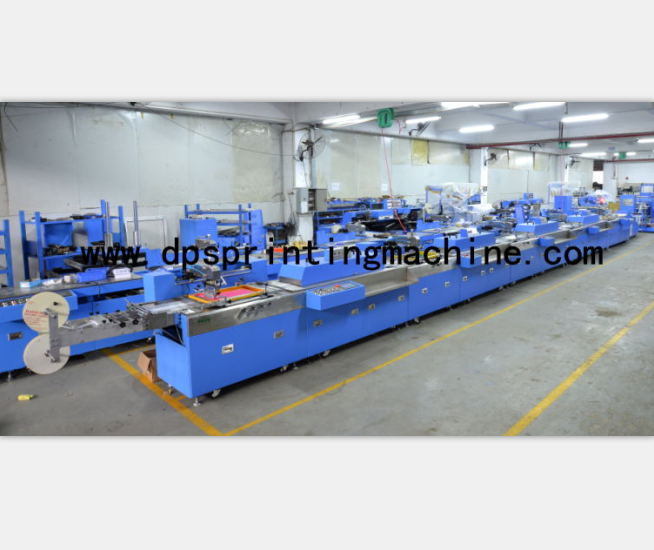 Multicolors Satin Labels Automatic Screen Printing Machine with Ce
