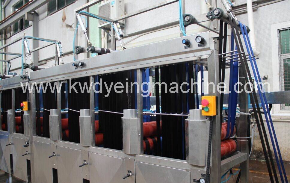 Bag Belts Continuous Dyeing&Finishing Machines with 10 Water Tanks