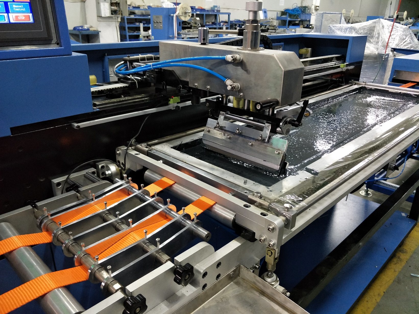 New Fashion Design for Label Folding And Cutting Machine -
 Polyester Harness Belts Automatic Screen Printing Machine Ds-302b – Kin Wah