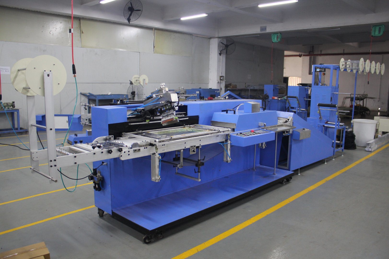 Single Color Elastic Tapes Screen Printing Machine Ds-301