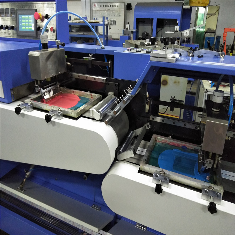 High Temp Ink Woven Labels Screen Printing Machine