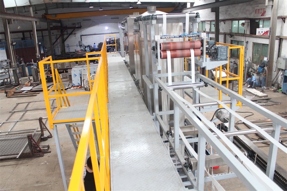 High efficient heavy duty webbings continuous dyeing machine with CE Cetification