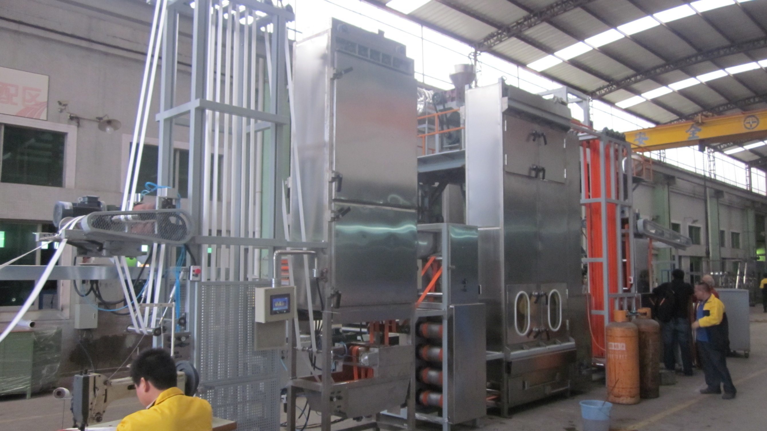 Textile Lift Sling Webbing Continuous Dyeing and Finishing Machine