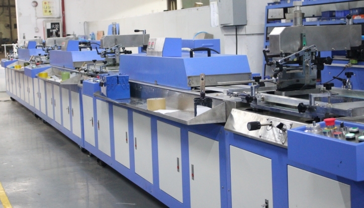 Original Factory Label Ribbon Uv Lamp -
Streight Type 5 Colors Label Ribbons Automatic Screen Printing Machine – Kin Wah detail pictures