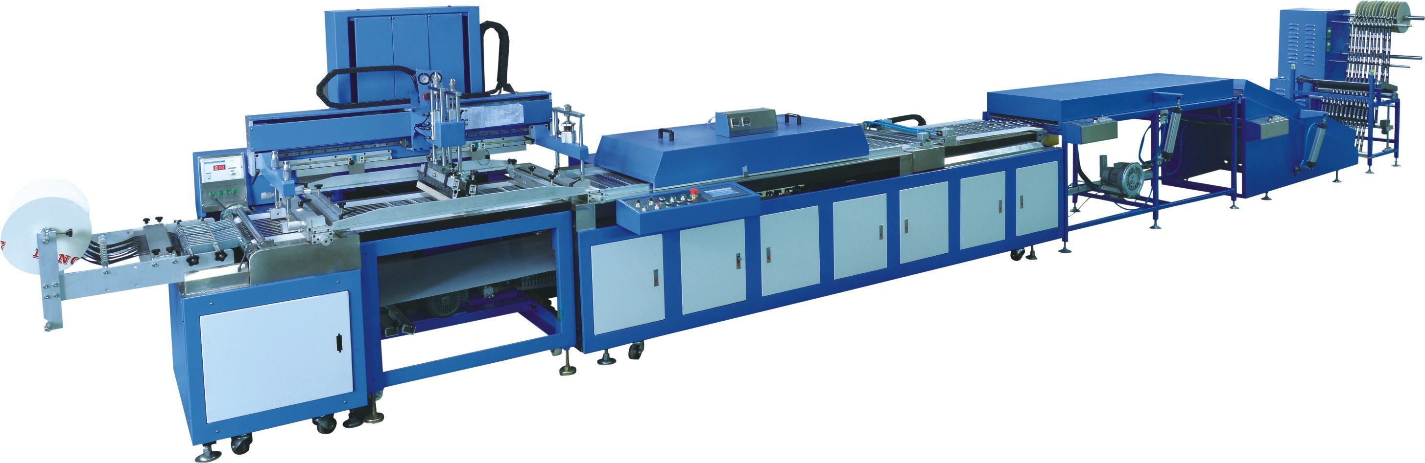 Single Color Woven Labels Screen Printing Machine 600mm