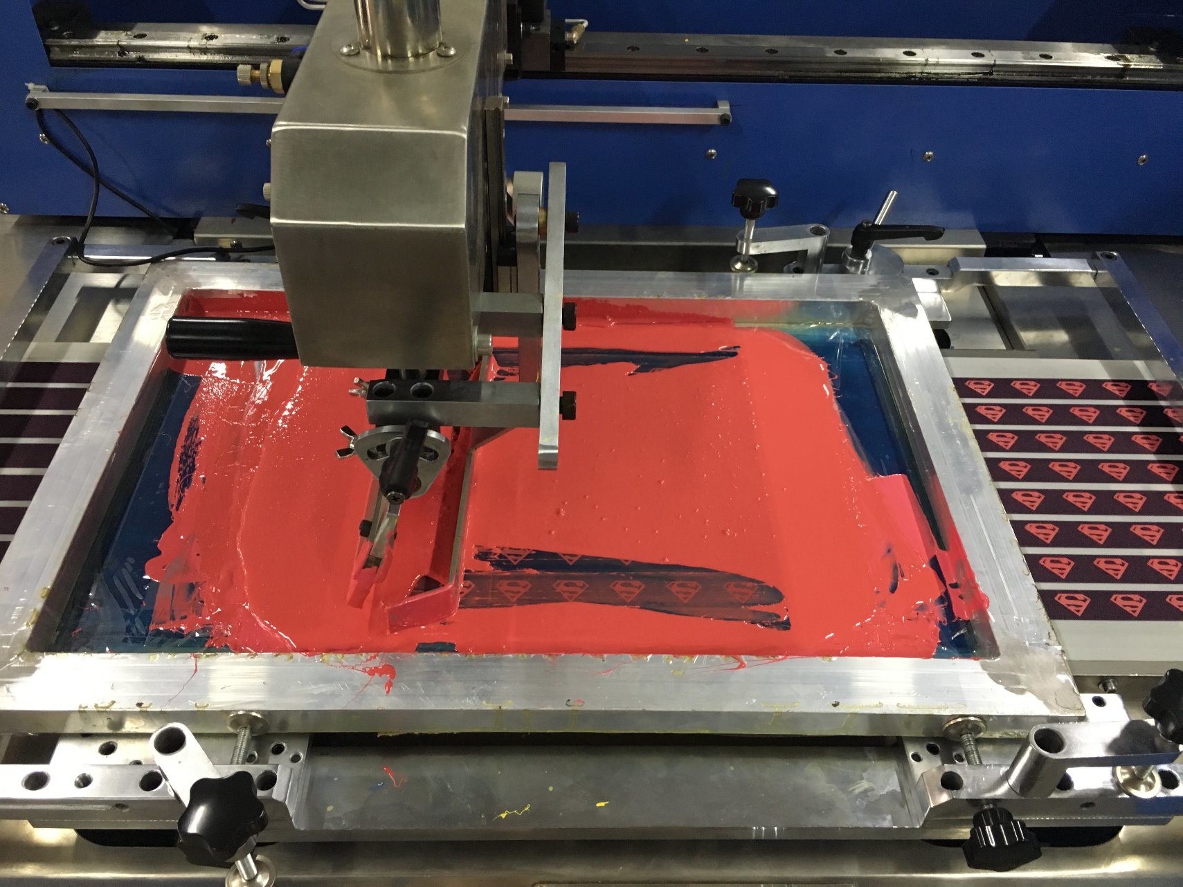 China Supplier Nylon Tapes Small Continuous Dyeing Machine -
4 Colors Satin Ribbon Automatic Screen Printing Machine with Ce Approved – Kin Wah detail pictures