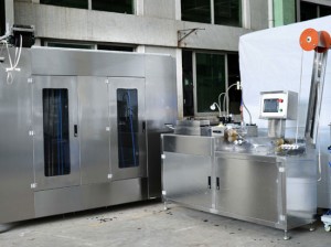 Automatic elastic tapes/laces silicone coating machine KW-200