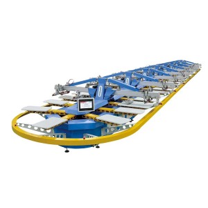 Multi-Color Fully Automatic Oval Screen Printing Machine