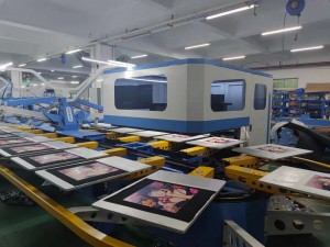 Hot Sale Digital Oval Screen Printing Machine for Tshirt